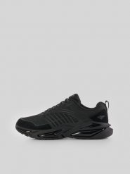 4F Sneakersy VENE z elementami zamszowymi męskie - czarne 44. Czarne buty sportowe casual 4F, bez wzorów, z dresówki, bez zapięcia. Za 299.99 zł.