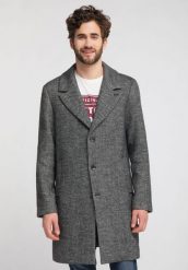 MUSTANG David SC Coat MĘSKI PŁASZCZ CAVIAR 1008243 4132. Płaszcze Mustang, m, bez wzorów, bez kaptura. W wyprzedaży za 179.99 zł.