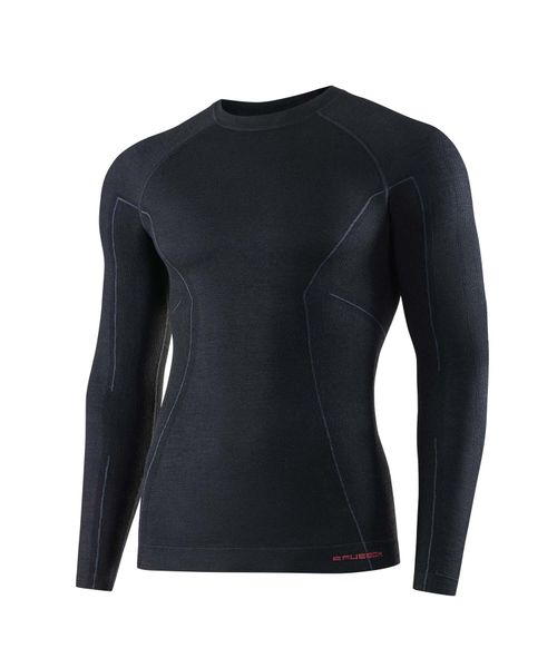 Koszulka wełniana z długim rękawem męska Brubeck ACTIVE WOOL. Szare bielizna termoaktywna Brubeck, l, bez wzorów, z poliamidu, bez ramiączek, rowerowe. Za 243.99 zł.