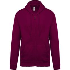 Bluza z kapturem na zamek Kariban Molleton. Szare bluzy z kapturem KARIBAN, s, bez wzorów, z bawełny, z kapturem. Za 195.50 zł.