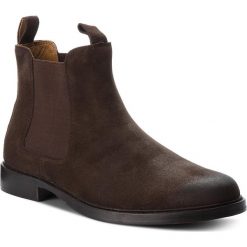 Sztyblety POLO RALPH LAUREN - Normanton 803710915002 Dark Brown. Czarne sztyblety marki Polo Ralph Lauren, z materiału. W wyprzedaży za 869.00 zł.