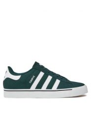 Adidas Sneakersy Campus Vulc JI1913 Zielony. Zielone buty sportowe casual Adidas, bez wzorów, ze skóry, bez zapięcia. Za 289.99 zł.