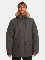 Quiksilver Kurtka zimowa Long Trip Jckt EQYJK03988 Szary Regular Fit. Szare kurtki Quiksilver, na zimę, m, bez wzorów, z bawełny, bez kaptura. Za 799.99 zł.