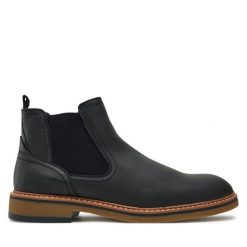 Sztyblety Wrangler. Czarne sztyblety Wrangler, bez wzorów, bez obcasa, bez zapięcia. Za 349.99 zł.