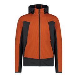 Bluza męska turystyczna CMP 35G6567. Brązowe bluzy z kapturem CMP, na wiosnę, l, bez wzorów, z polaru, z kapturem. Za 275.00 zł.
