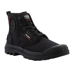 Buty Męskie Naszywka Pampa Hi. Czarne buty turystyczne Palladium, z aplikacjami, z bawełny, bez zapięcia, trekkingowe. Za 646.99 zł.