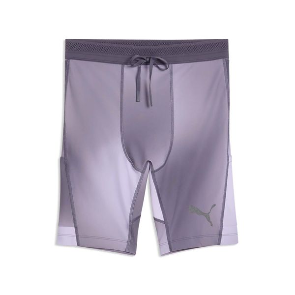 Spodnie Puma M Lightspeed 8 Aop Half Tight Dorośli. Niebieskie odzież kompresyjna Puma, m, bez wzorów, z elastanu, do biegania. Za 386.99 zł.