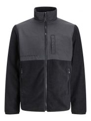 Jack & Jones Kurtka przejściowa "Marvin" w kolorze czarno-szarym rozmiar: L. Czarne kurtki Jack & Jones, l, bez wzorów, bez kaptura. Za 159.45 zł.