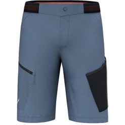 Spodenki turystyczne męskie Salewa Pedroc 3 DST M Cargo Shorts. Niebieskie szorty Salewa, m, bez wzorów, sportowe. Za 370.67 zł.