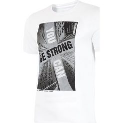 T-shirt męski TSM022 - biały. T-shirty marki Under Armour. W wyprzedaży za 49.99 zł.