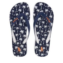 Japonki Polo Ralph Lauren. Niebieskie japonki Polo Ralph Lauren, bez wzorów. Za 199.99 zł.