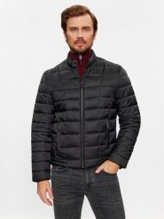 Trussardi Kurtka puchowa 52S00906 Czarny Regular Fit. Czarne kurtki TRUSSARDI, m, bez wzorów, z puchu, bez kaptura. Za 699.99 zł.