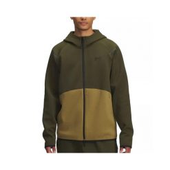 Bluza z kapturem i zamkiem błyskawicznym Under Armour Unstoppable Fleece. Zielone bluzy z kapturem Under Armour, xl, bez wzorów, z dzianiny, z kapturem. Za 463.30 zł.
