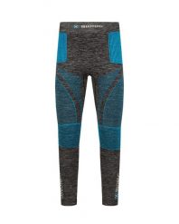 Leginsy termoaktywne męskie X-Bionic Energy Accumulator 4.0 Melange Blue. Niebieskie bielizna termoaktywna X BIONIC, m, bez wzorów, z dzianiny, bez ramiączek, na fitness i siłownię. Za 395.00 zł.