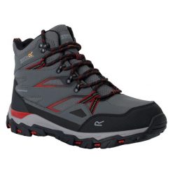 Męskie Buty Do Chodzenia Holcombe III. Brązowe buty trekkingowe Regatta, bez wzorów, bez zapięcia, trekkingowe. Za 372.99 zł.