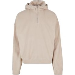 Polarowa bluza z kapturem zapinana do połowy Urban Classics Oversize. Brązowe bluzy z kapturem Urban Classics, m, bez wzorów, z polaru, z kapturem. Za 214.00 zł.