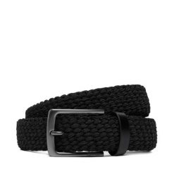 Pasek Calvin Klein. Czarne paski CALVIN KLEIN, bez wzorów, casualowe. Za 249.99 zł.