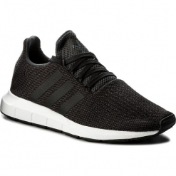 Buty adidas - Swift Run CQ2114 Carbon/Cblack/Mgreyh. Czarne buty sportowe casual marki Adidas, z materiału. W wyprzedaży za 259.00 zł.