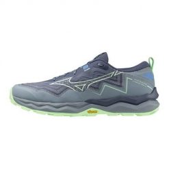 Buty do biegania męskie Mizuno Wave Daichi 9. Szare buty do biegania Mizuno, bez wzorów, z materiału, bez zapięcia, do biegania, mizuno wave. Za 655.00 zł.
