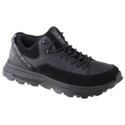 Buty Big Star Trekking Shoes KK174244-906 czarne. Czarne trekkingi bez wzorów, z gumy, bez zapięcia. Za 343.65 zł.