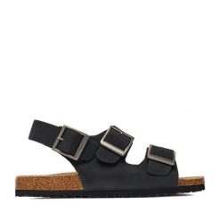 Sandały Go Soft. Czarne sandały GO SOFT, bez zapięcia. Za 299.99 zł.