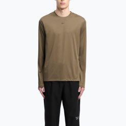 Longsleeve męski Reebok Id Train Tech Tee. Zielone bluzki z długim rękawem REEBOK FITNESS, m, bez wzorów, bez kołnierzyka, bez ramiączek. Za 109.99 zł.