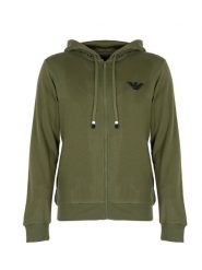 Emporio Armani Bluza | 111784 4F571 | Mężczyzna | Zielony. Zielone bluzy Emporio Armani, m, bez wzorów, z bawełny, z kapturem. W wyprzedaży za 379.00 zł.