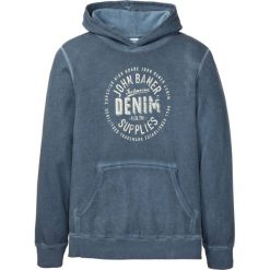 Bluza z kapturem Regular Fit bonprix ciemnoniebieski. Bluzy marki bonprix. Za 109.99 zł.