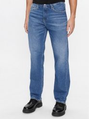 Calvin Klein Jeans Jeansy 90's J30J323355 Granatowy Straight Fit. Niebieskie jeansy Calvin Klein Jeans, m. Za 569.99 zł.