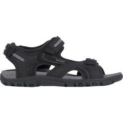 Geox Męskie sandały Uomo Sandal Strada D Black / Stone U8224D-050AU-C9310 (rozmiar 44). Czarne sandały Geox, bez zapięcia. W wyprzedaży za 222.00 zł.
