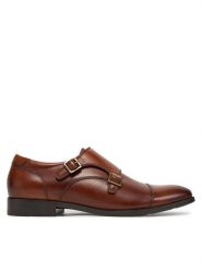 Aldo Półbuty Holtlanflex 13180581 Brązowy. Brązowe eleganckie półbuty Aldo, bez wzorów, ze skóry, bez obcasa, bez zapięcia. Za 479.99 zł.