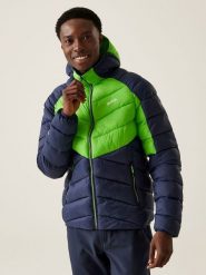 Regatta Kurtka pikowana "Dalent" w kolorze granatowo-zielonym rozmiar: XL. Niebieskie kurtki Regatta, xl, bez wzorów, bez kaptura. Za 129.45 zł.