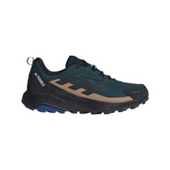 Buty trekkingowe adidas Terrex Anylander Rain.Rdy. Zielone buty trekkingowe Adidas, bez wzorów, z materiału, bez zapięcia. Za 412.00 zł.