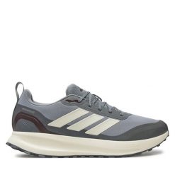 Buty do biegania adidas. Szare buty do biegania Adidas, bez wzorów, bez zapięcia, do biegania. Za 279.99 zł.