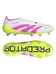 Adidas Korki "Predator Elite FG" w kolorze biało-różowo-żółtym rozmiar: 44. Białe buty treningowe Adidas, bez wzorów. Za 412.34 zł.