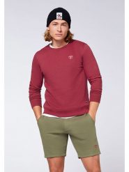 Chiemsee Bluza "Teide" w kolorze czerwonym rozmiar: S. Czerwone bluzy Chiemsee, s, bez wzorów, bez kaptura. Za 105.88 zł.