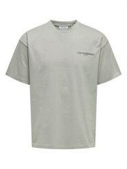 ONLY & SONS Koszulka w kolorze szarym rozmiar: M. Szare bezrękawniki Only & Sons, m, bez wzorów, z bawełny, bez kołnierzyka, bez ramiączek. Za 75.16 zł.