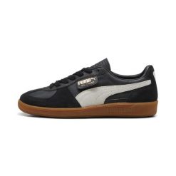Sneakersy ze skóry Puma Palermo. Czarne buty sportowe casual Puma, bez wzorów, ze skóry, bez zapięcia. Za 274.00 zł.