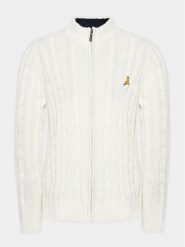 Brave Soul Sweter MK-36AURELIUS Écru Regular Fit. Swetry rozpinane Brave Soul, m, bez wzorów, z bawełny, bez kołnierzyka, bez ramiączek. Za 259.99 zł.