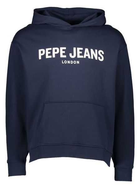 Pepe Jeans Bluza w kolorze granatowym rozmiar: XL. Niebieskie bluzy Pepe Jeans, xl, bez wzorów, z bawełny, z kapturem. Za 122.38 zł.