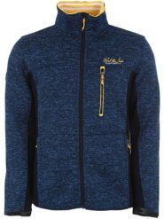 Peak Mountain Kurtka polarowa "Calaska" w kolorze granatowym rozmiar: L. Niebieskie kurtki Peak Mountain, l, bez wzorów, z polaru, bez kaptura. Za 260.99 zł.