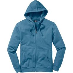 Bluza rozpinana z kapturem Regular Fit bonprix niebieski dżins. Bluzy marki bonprix. Za 49.99 zł.
