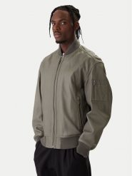 BOSS Kurtka skórzana Jakri 50552151 Szary Regular Fit. Szare kurtki Boss, m, bez wzorów, ze skóry, bez kaptura. Za 2,199.00 zł.