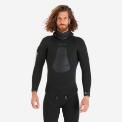 Kurtka do łowiectwa podwodnego męska Subea SPF 900 z gładkiego neoprenu 7 mm. Kurtki SUBEA, l, bez wzorów, z gumy, bez kaptura. Za 679.99 zł.