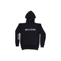 MAYORS HOODIE BLACK. Bluzy Majors. Za 230.00 zł.