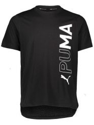 Puma Koszulka w kolorze czarnym rozmiar: M. Czarne t-shirty sportowe Puma, bez wzorów, bez ramiączek, outdoorowe. Za 70.41 zł.
