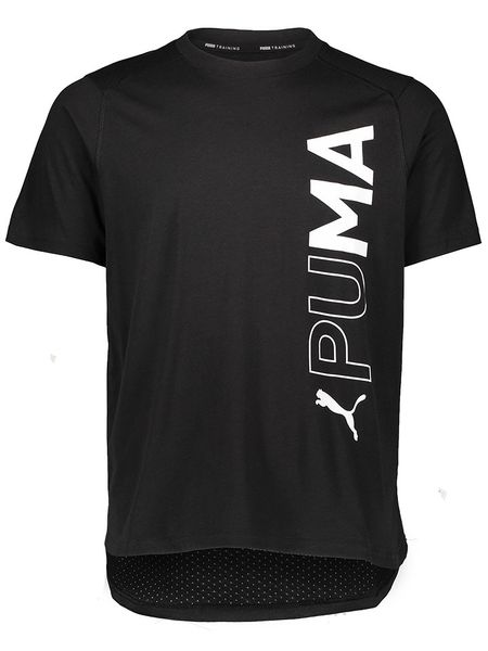 Puma Koszulka w kolorze czarnym rozmiar: M. Czarne t-shirty sportowe Puma, bez wzorów, bez ramiączek, outdoorowe. Za 65.54 zł.