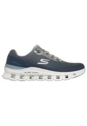 Buty SKECHERS GLIDE STEP PRO WAVERRA Niebieski. Niebieskie buty turystyczne Skechers, bez wzorów, z materiału, bez zapięcia, trekkingowe. Za 321.99 zł.