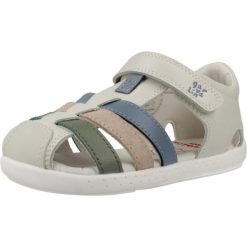 Sandały GARVALIN 262325G Beżowy. Brązowe sandały GARVALIN, ze skóry, bez zapięcia. Za 231.99 zł.