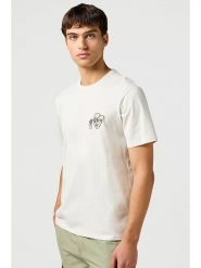 Wrangler Koszulka w kolorze białym rozmiar: M. Białe bezrękawniki Wrangler, m, bez wzorów, z bawełny, bez kołnierzyka, bez ramiączek. Za 65.99 zł.